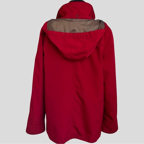 Gallery Red and Tan Jacket w/Removable Hood and Lining - Picture 2 of 8